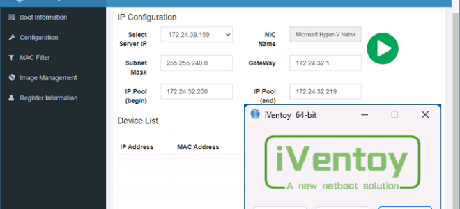iVentoy — простая загрузка и установка ОС с ISO образов по локальной сети