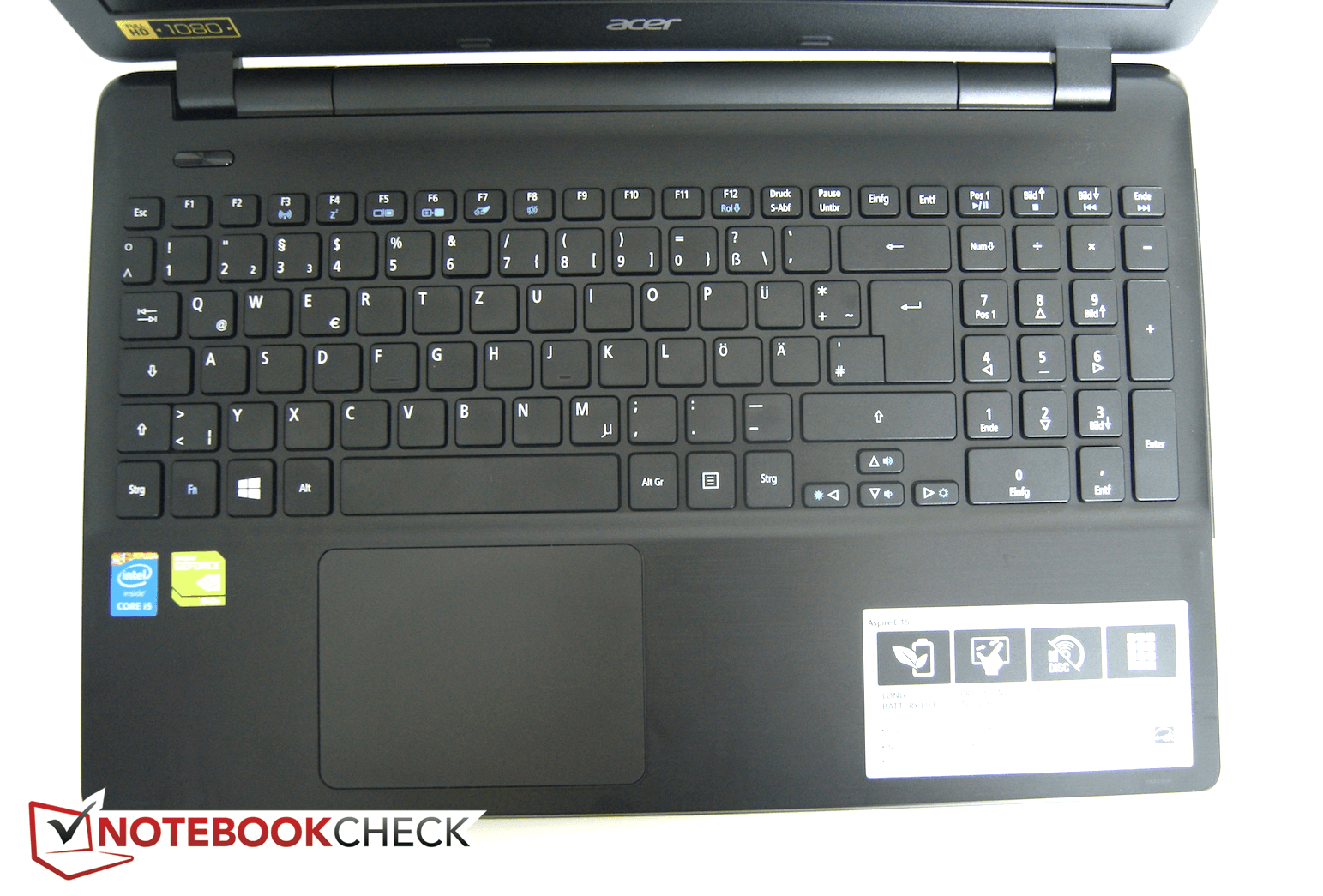 Acer ASPIRE E5-571G плюсы и минусы Acer ASPIRE клавиатура