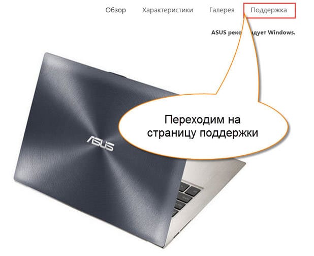 поддержка asus