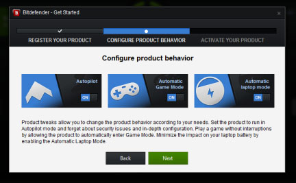 Установка Bitdefender