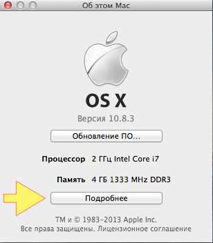 Как установить модель видеокарты на ноутбуке с Mac? 