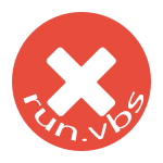Файл сценария run.vbs не найден