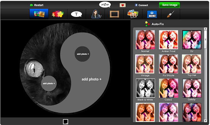 Работа над коллажем